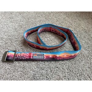 Wingo Outdoors Oskar Blues Adventure Belt Mountain Landscape Web Belt One Size‎